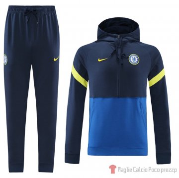 Tuta Da Track Felpa Chelsea 2021-22 Blu