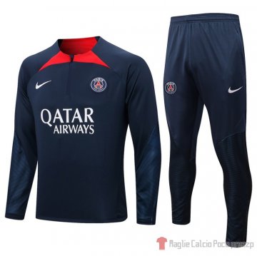 Tuta Da Track Felpa Paris Saint-germain 22-23 Blu Oscuro Tuta Da Track Felpa Paris Saint-germain 22-23 Blu Oscuro