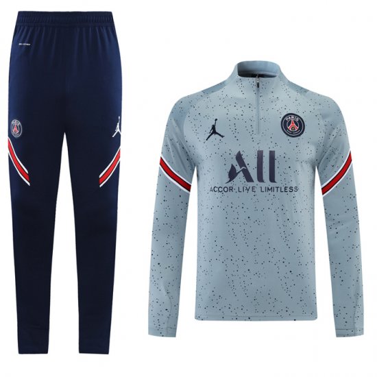 Tuta Da Track Felpa Paris Saint-germain Jordan 21-22 Grigio - Clicca l'immagine per chiudere