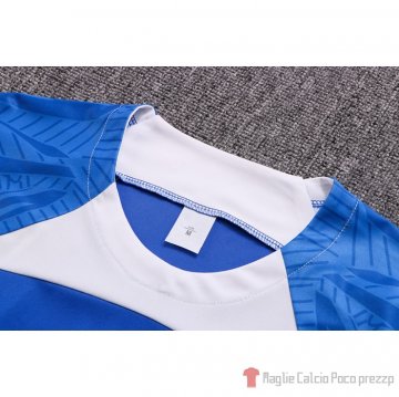 Tuta Da Track Francia Manica Corta 22-23 Blu