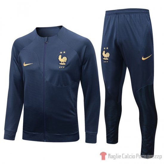 Tuta Da Track Giacca Francia 2022-2023 Blu - Clicca l'immagine per chiudere