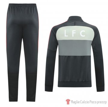 Tuta Da Track Giacca Liverpool 2020-2021 Grigio