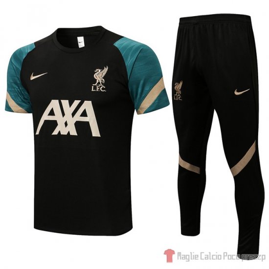 Tuta Da Track Liverpool Manica Corta 2021-22 Nero - Clicca l'immagine per chiudere