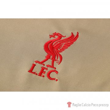 Tuta Da Track Liverpool Manica Corta 21-22 Giallo