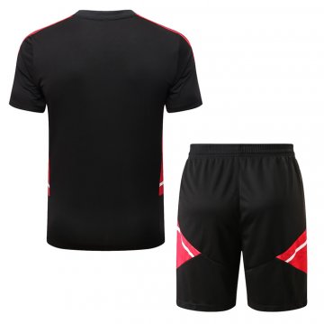 Tuta Da Track Manchester United Manica Corta 22-23 Negro - Pantalon Corto