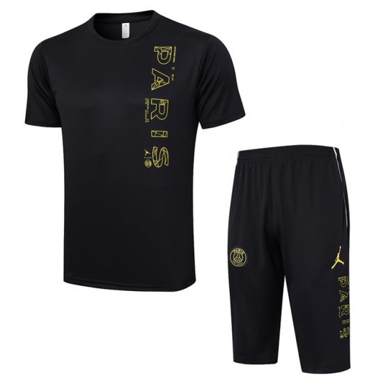 Tuta Da Track Paris Saint-germain Jordan Manica Corta 2023-24 Negro - Pantalon Corto - Clicca l'immagine per chiudere