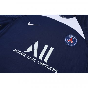 Tuta Da Track Paris Saint-germain Manica Corta 22-23 Blu - Pantalon Corto