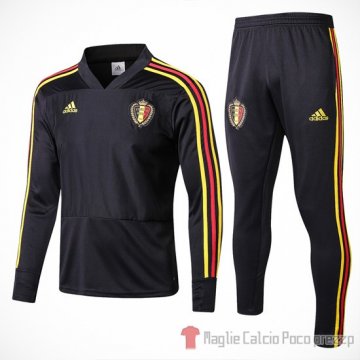 Tuta da Track Belgio 2018 Nero Tuta da Track Belgio 2018 Nero