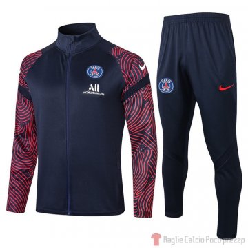 Tuta da Track Giacca Paris Saint-Germain 2020/2021 Blu Tuta da Track Giacca Paris Saint-Germain 2020/2021 Blu