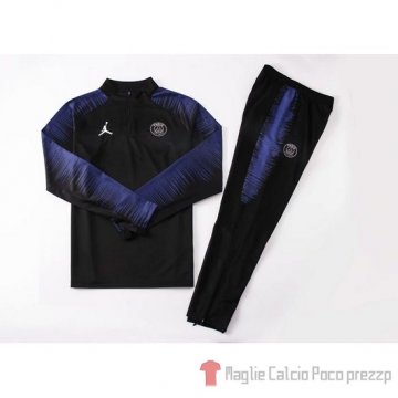 Tuta da Track Paris Saint-Germain 2019/2020 Nero e Blu