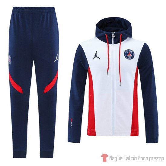 Tuta Giacca Paris Saint-germain 2021-2022 Blanco - Clicca l'immagine per chiudere