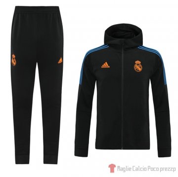 Tuta da Track Real Madrid 2021-22 Negro Tuta da Track Real Madrid 2021-22 Negro