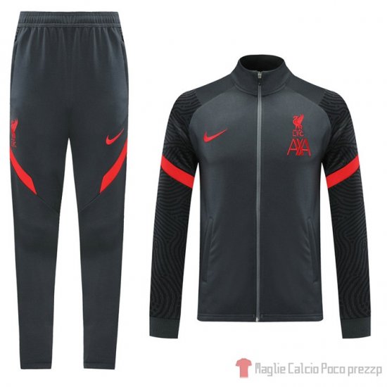 Tuta De Giacca Liverpool 20-21 Gris Oscuro - Clicca l'immagine per chiudere