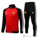 Tuta da Track Giacca Manchester United 2021-22 Rojo Y Negro