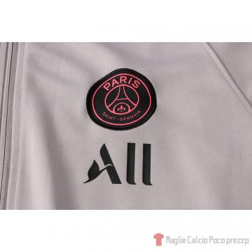 Tuta De Giacca Paris Saint-germain 2021-22 Gris