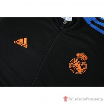 Tuta da Giacca Real Madrid Bambino 21-22 Negro