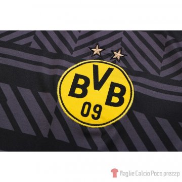 Tuta da track Borussia Dortmund Manica Corta 22-23 Gris