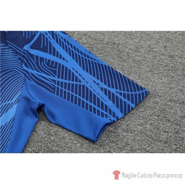 Chandal Del Francia Manica Corta 22-23 Azul Oscuro - Pantalon Corto