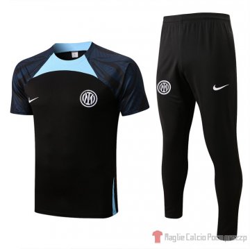 Tuta da track Inter Manica Corta 2022-23 Negro Tuta da track Inter Manica Corta 2022-23 Negro