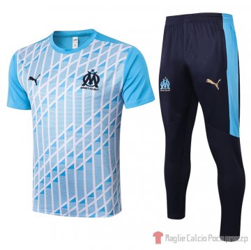 Tuta da track Olympique Marsella Manica Corta 20-21 Azul Tuta da track Olympique Marsella Manica Corta 20-21 Azul