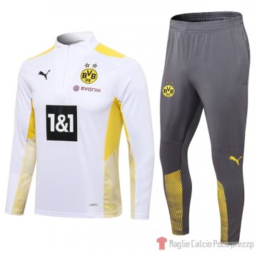 Tuta Da Track Felpa Borussia Dortmund 2021-22 Blanco Tuta Da Track Felpa Borussia Dortmund 2021-22 Blanco