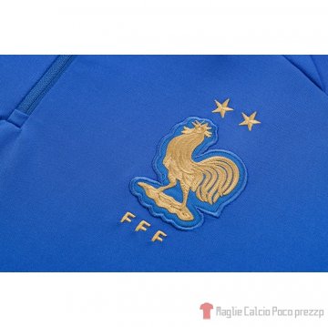 Felpa Della Tuta Francia 2022-23 Azul
