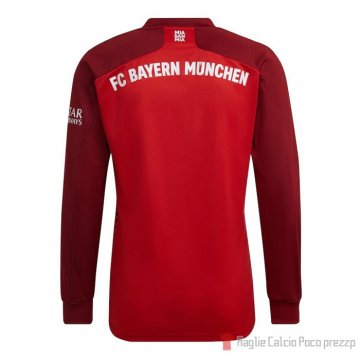 Maglia Bayern Munich Home Manica Lunga 21-22