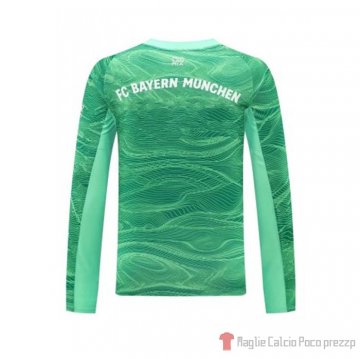 Maglia Bayern Munich Portiere Manica Lunga 21-22 Verde