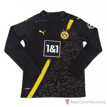 Maglia Borussia Dortmund Away Manica Lunga 20-21 Maglia Borussia Dortmund Away Manica Lunga 20-21