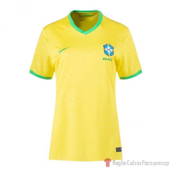 Maglia Brasil Home Donna 2023 - Clicca l'immagine per chiudere