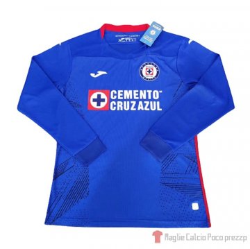 Maglia Cruz Blu Home Manica Lunga 20-21 Maglia Cruz Blu Home Manica Lunga 20-21