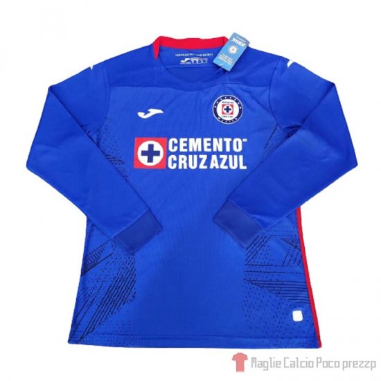 Maglia Cruz Blu Home Manica Lunga 20-21 - Clicca l'immagine per chiudere
