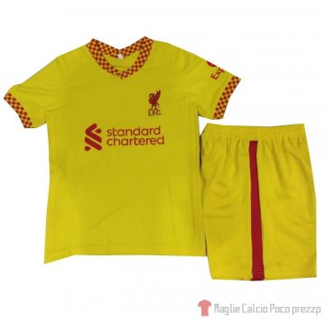 Maglia Liverpool Terza Bambino 21-22