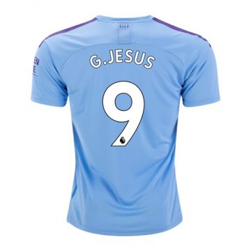 Maglia Manchester City Giocatore G.jesus Home 2019/2020 Maglia Manchester City Giocatore G.jesus Home 2019/2020