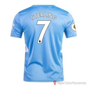 Maglia Manchester City Giocatore Sterling Home 21-22 Maglia Manchester City Giocatore Sterling Home 21-22
