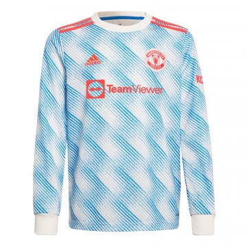 Maglia Manchester United Away Manica Lunga 21-22 Maglia Manchester United Away Manica Lunga 21-22