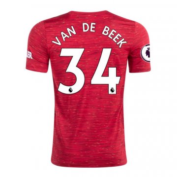 Maglia Manchester United Giocatore Van De Beek Home 20-21