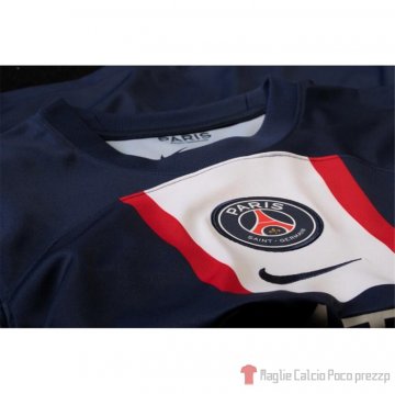 Maglia Paris Saint-germain Home Maniche Lunghe 22-23