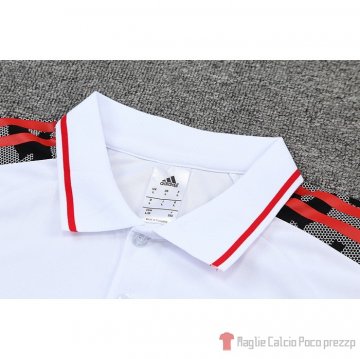 Maglia Polo Bayern Munich 22-23 Bianco