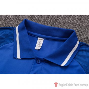 Maglia Polo Del Atletico Madrid 22-23 Azul Oscuro