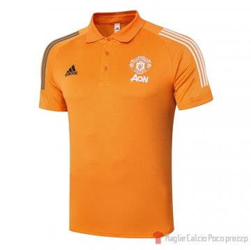 Polo Manchester United 20-21 Naranja Polo Manchester United 20-21 Naranja