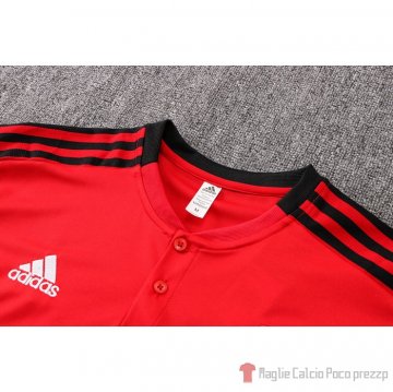 Maglia Polo Manchester United 22-23 Rojo
