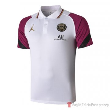 Polo Paris Saint-germain Jordan 2020-21 Blanco