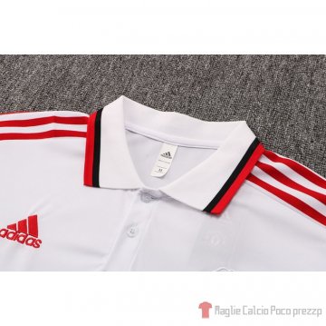 Maglia Polo Manchester United 2021-2022 Bianco