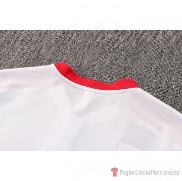 Maglia Polo Manchester United 2021-22 Bianco