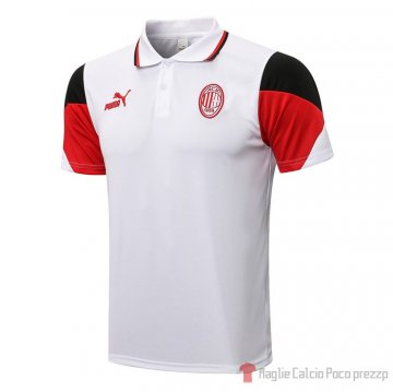 Maglia Polo Milan 21-22 Bianco