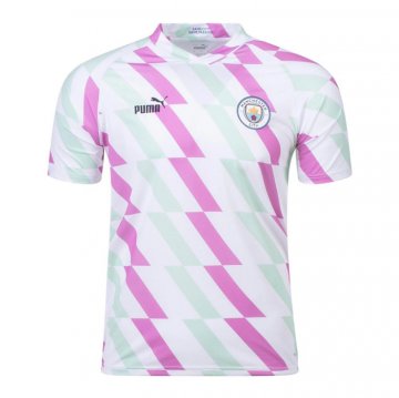 Maglia Pre-partita Del Manchester City 2023 Blanco