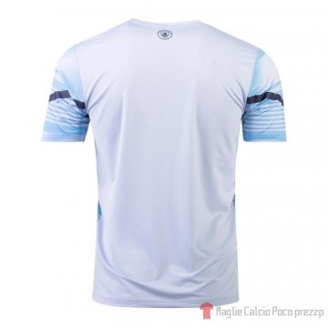 Maglia Pre Partido Del Manchester City 2022 Blu