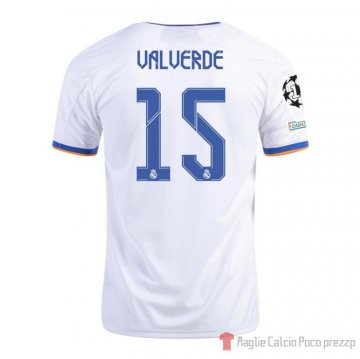 Maglia Real Madrid Giocatore Valverde Home 21-22 Maglia Real Madrid Giocatore Valverde Home 21-22
