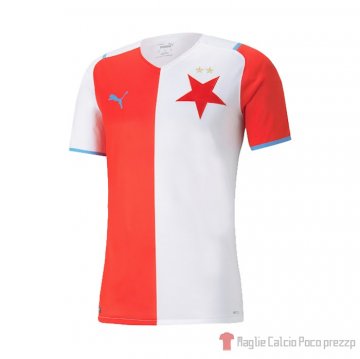 Thailandia Maglia Slavia Praha Home 21-22 Thailandia Maglia Slavia Praha Home 21-22
